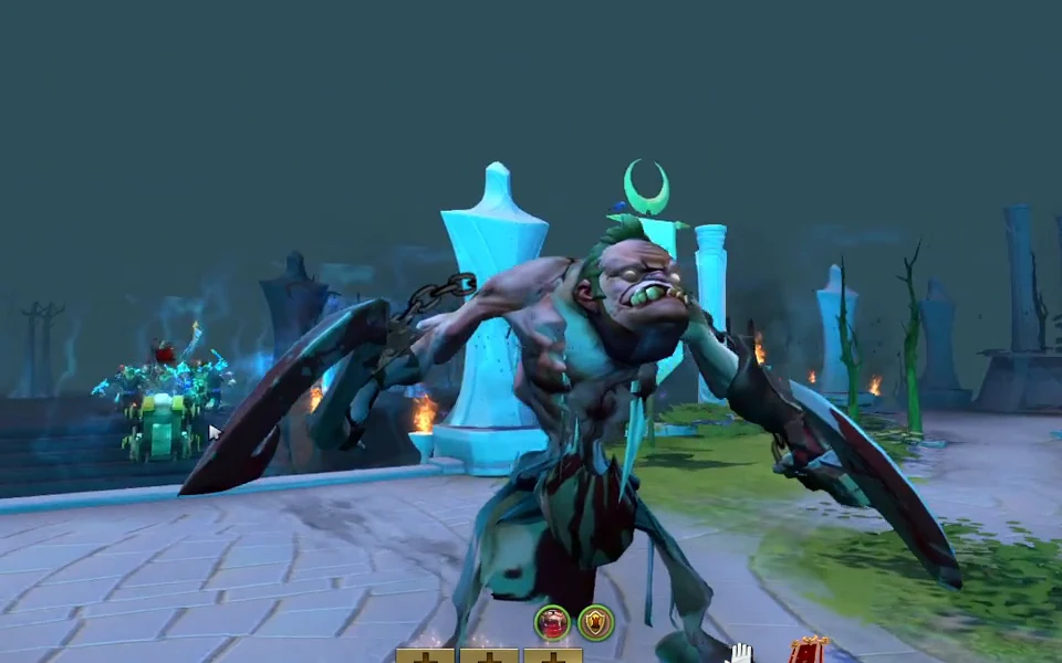 Тощий Pudge в игре
